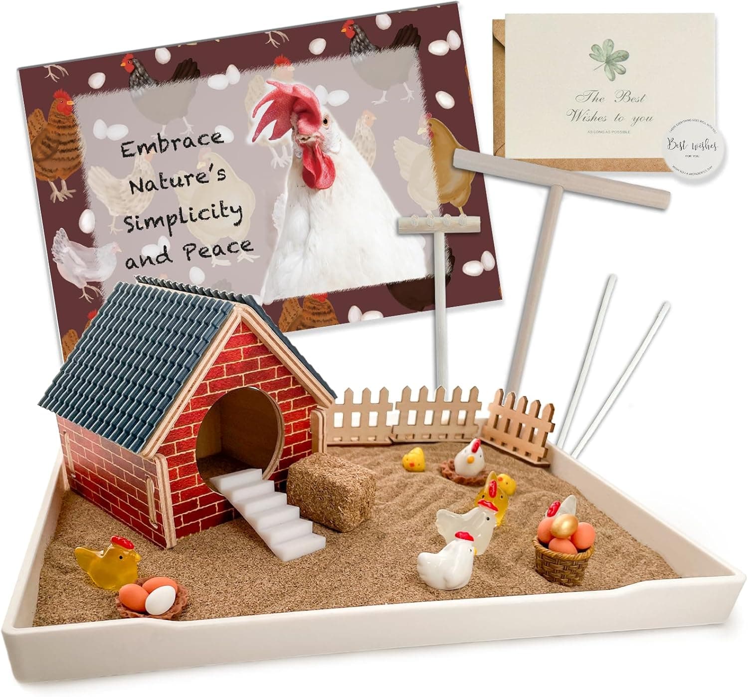Threeheng Chicken Zen Garden Kit